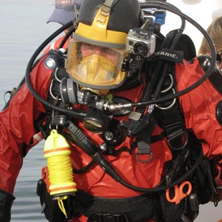 search and recovery diver